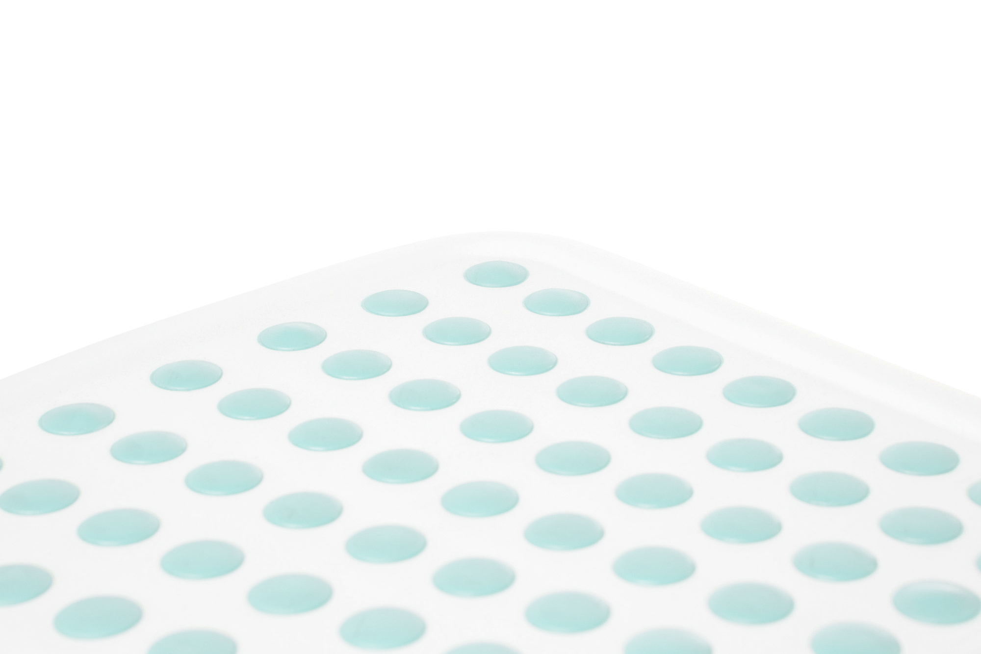 IKEA FÖRSIKTIG Tritthocker für Kinder - weiß / türkis