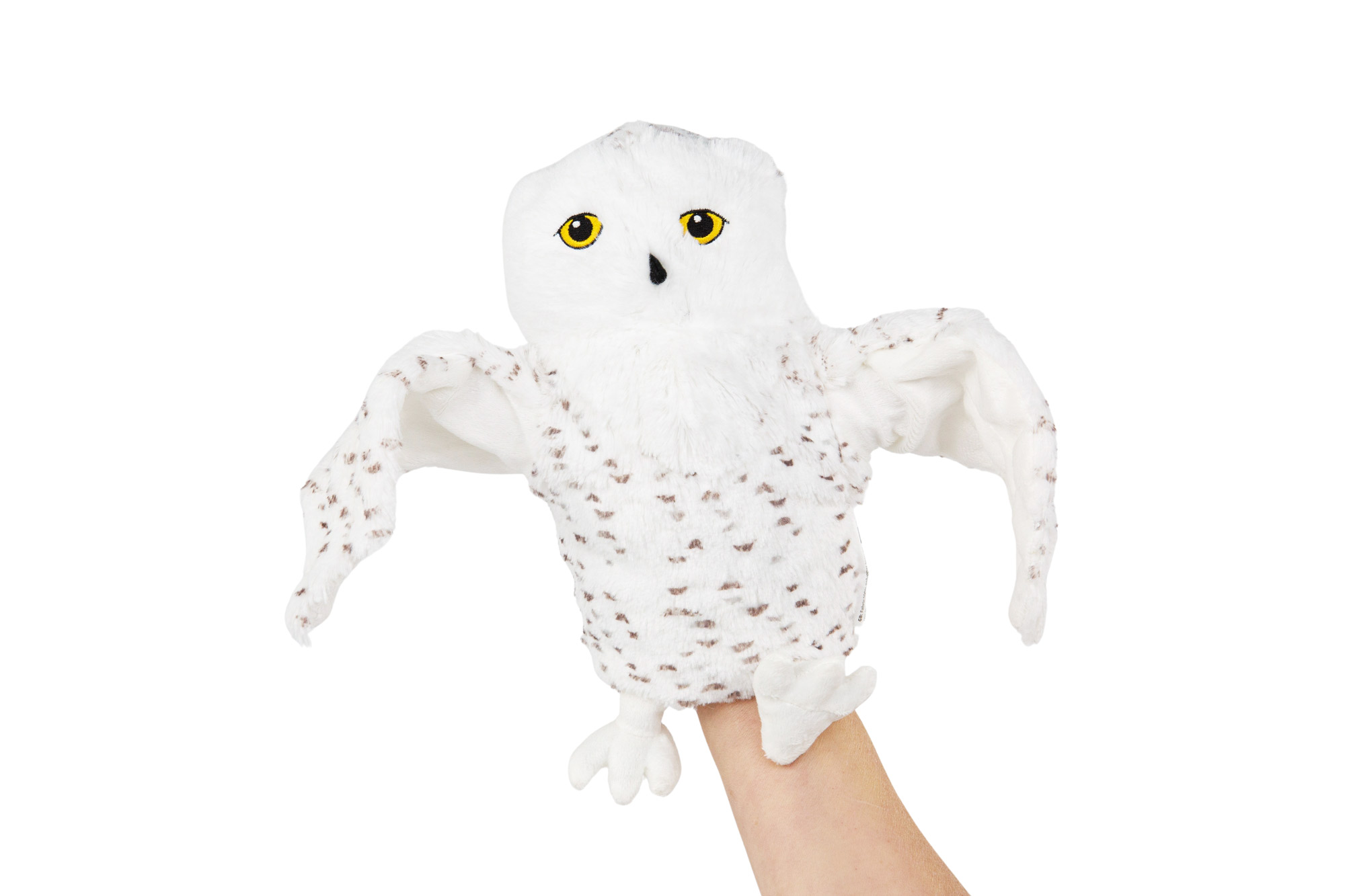 Ikea SKOGSDUVA Stofftier Schneeeule 25 cm weiß Handpuppe
