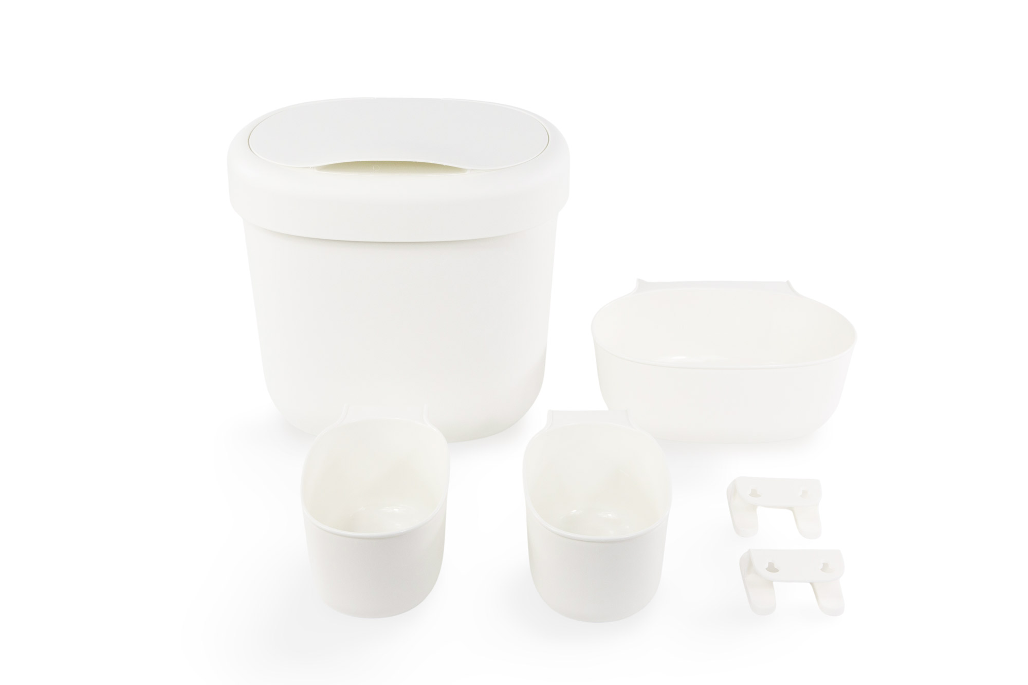 Ikea ÖNSKLIG Behälter-Set - 4-teilig weiß 