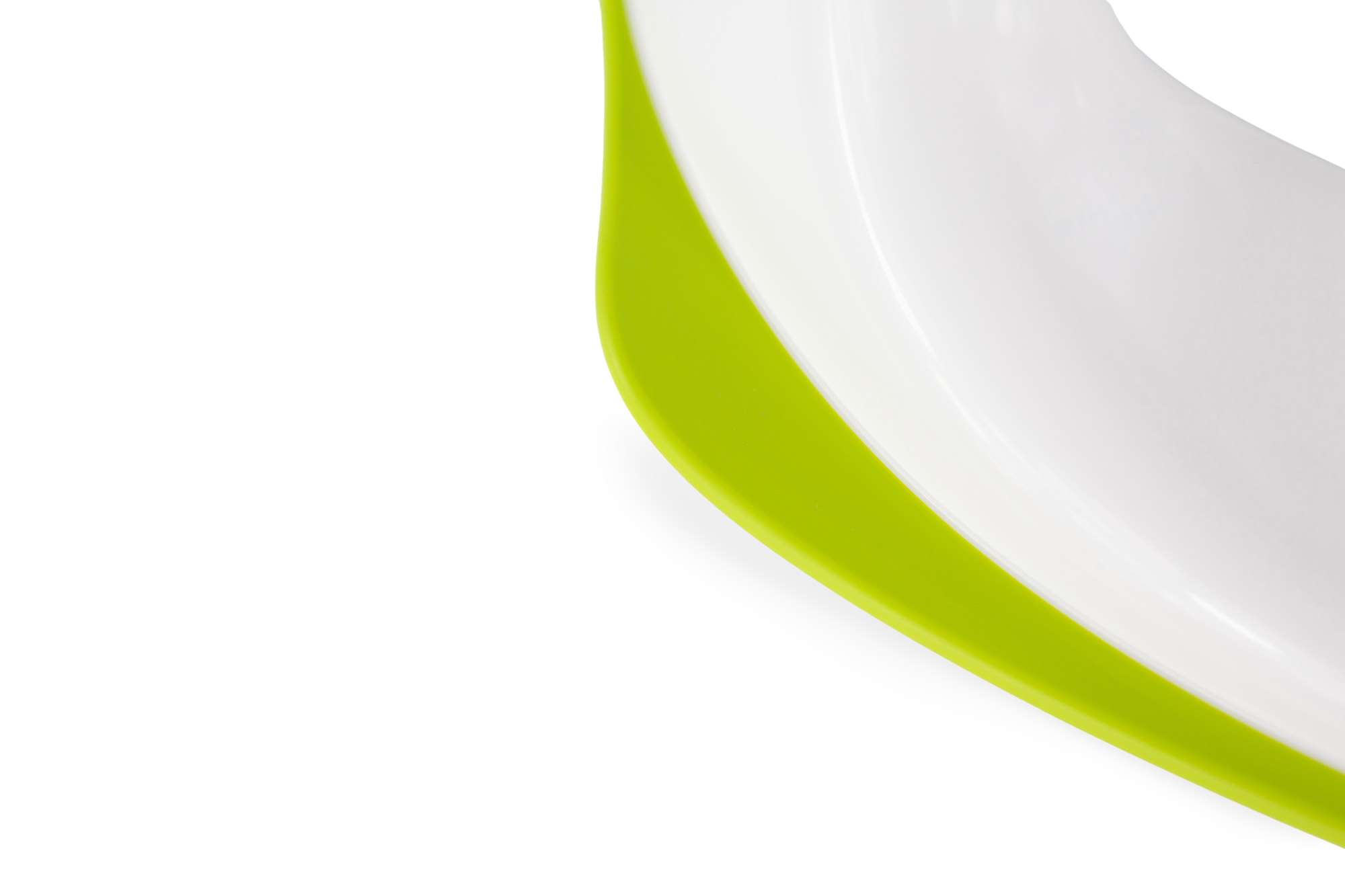 IKEA TOSSIG Toilettensitz/-trainer in weiß und grün, rutschfest