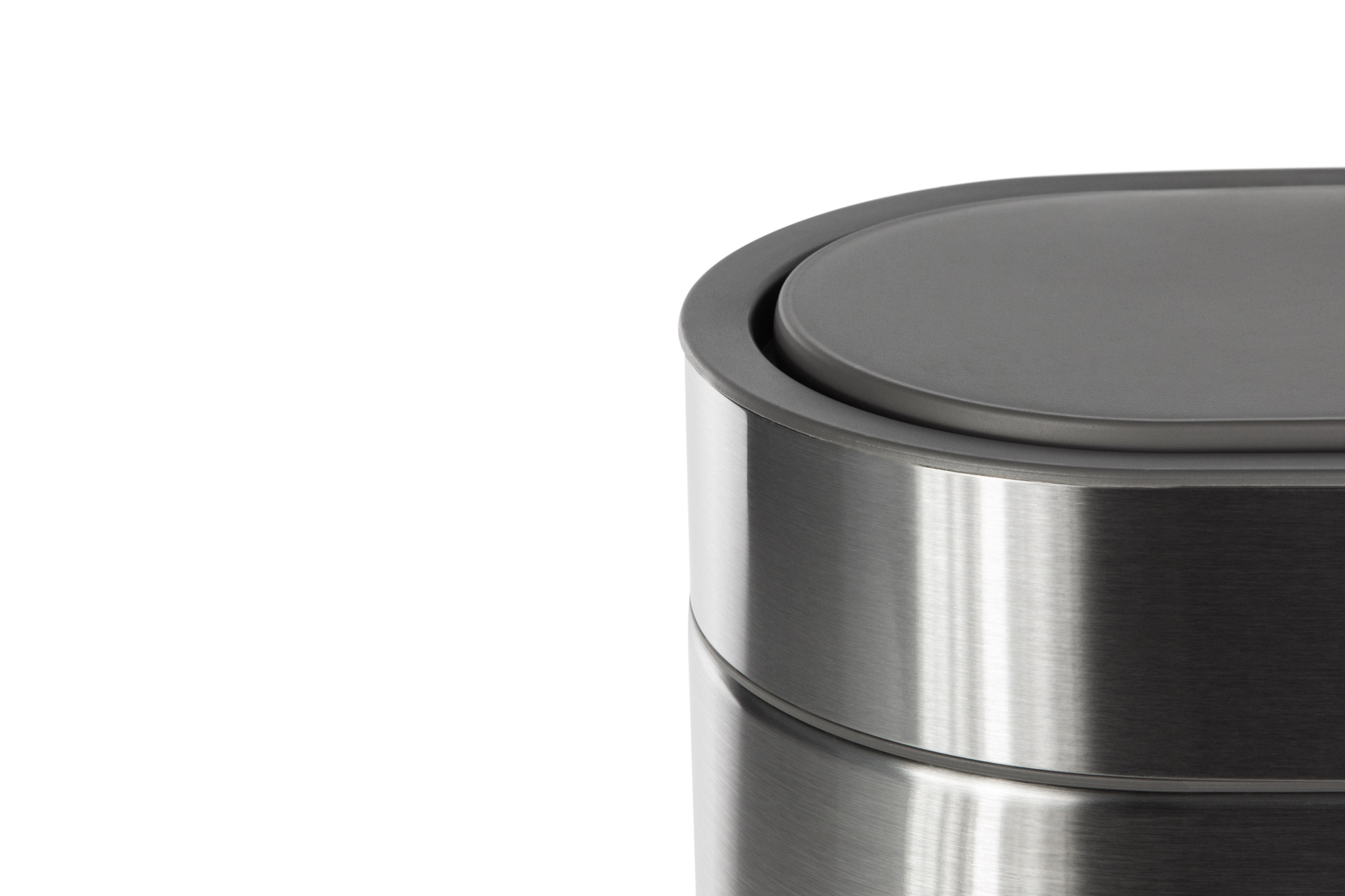 IKEA BROGRUND Mülleimer mit Deckel - 4 Liter - Edelstahl oder schwarz