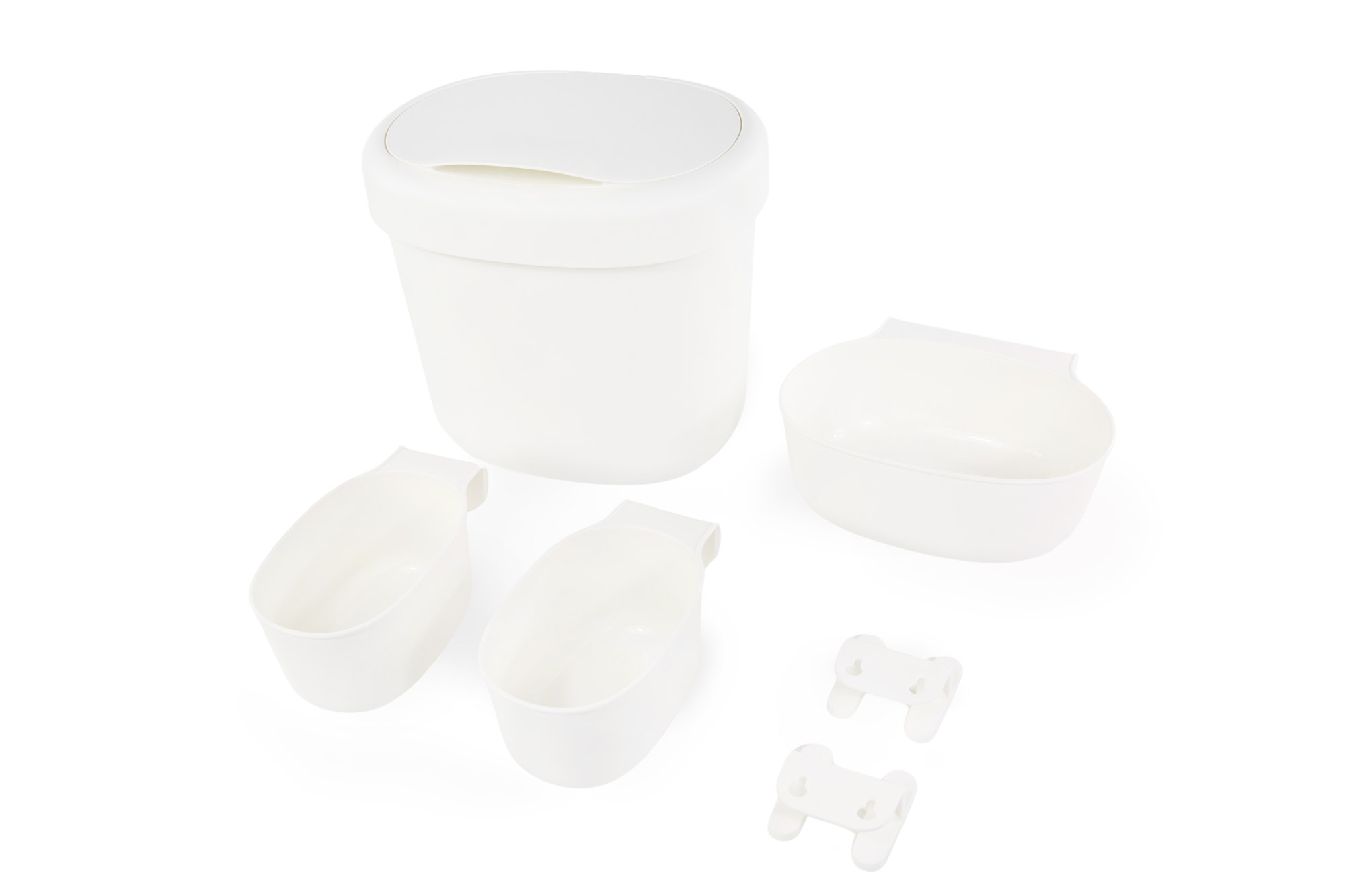 Ikea ÖNSKLIG Behälter-Set - 4-teilig weiß 