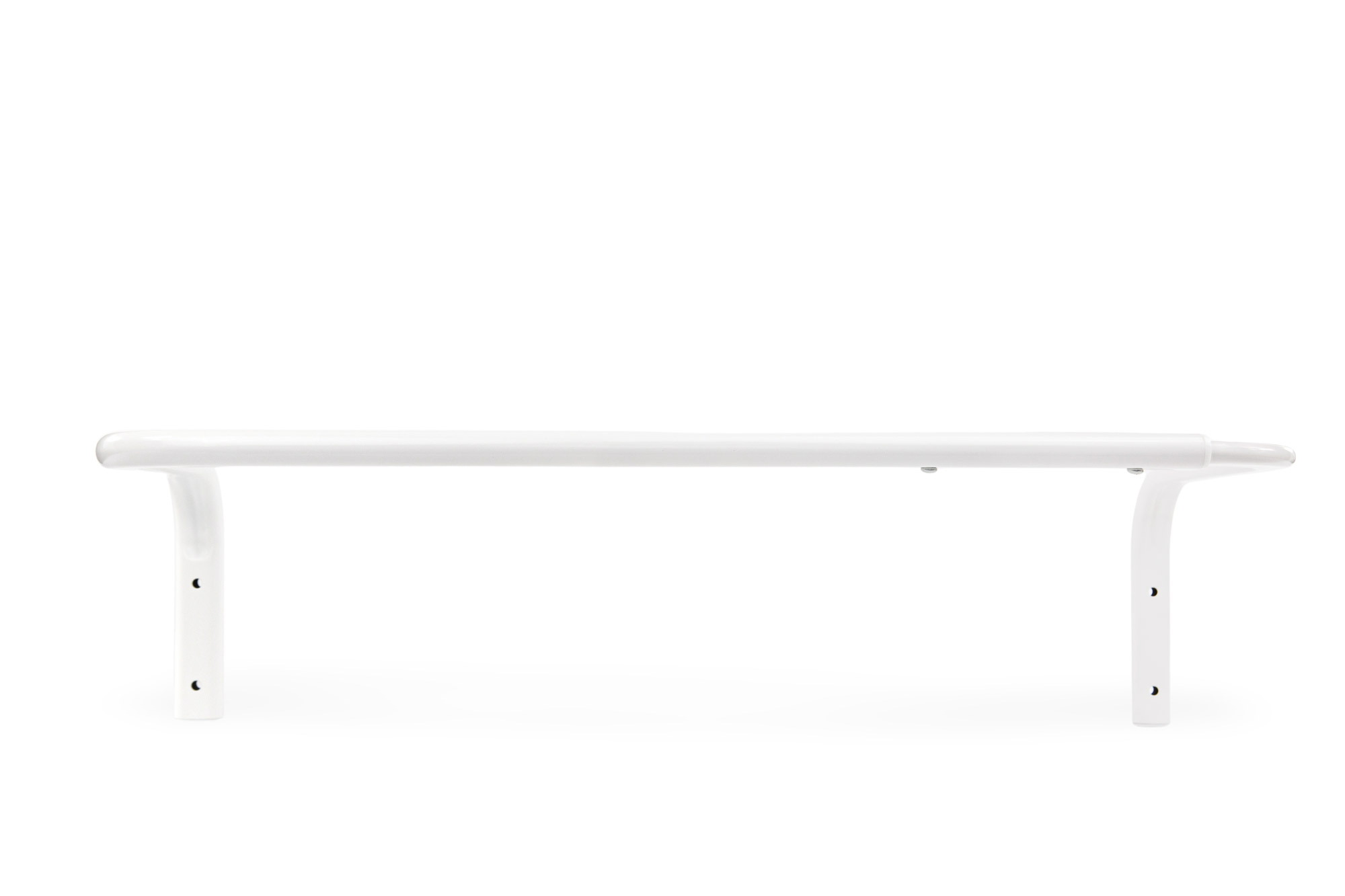 IKEA MULIG verstellbare Kleiderstange in Weiß für Wandmontage