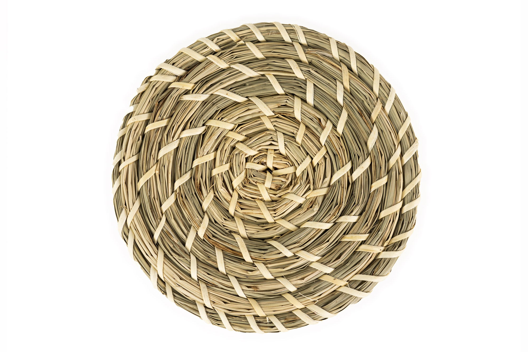 IKEA FRYKEN Korb mit Deckel 3er-Set aus Seegras, handgemacht