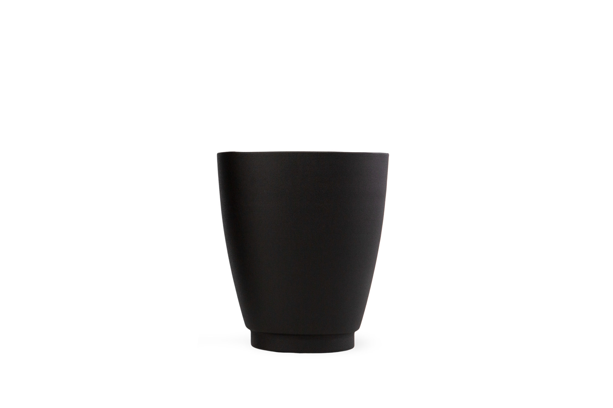 Trautesheim® Metall Blumentopf OPAL schwarz, zwei Größen oder als Set