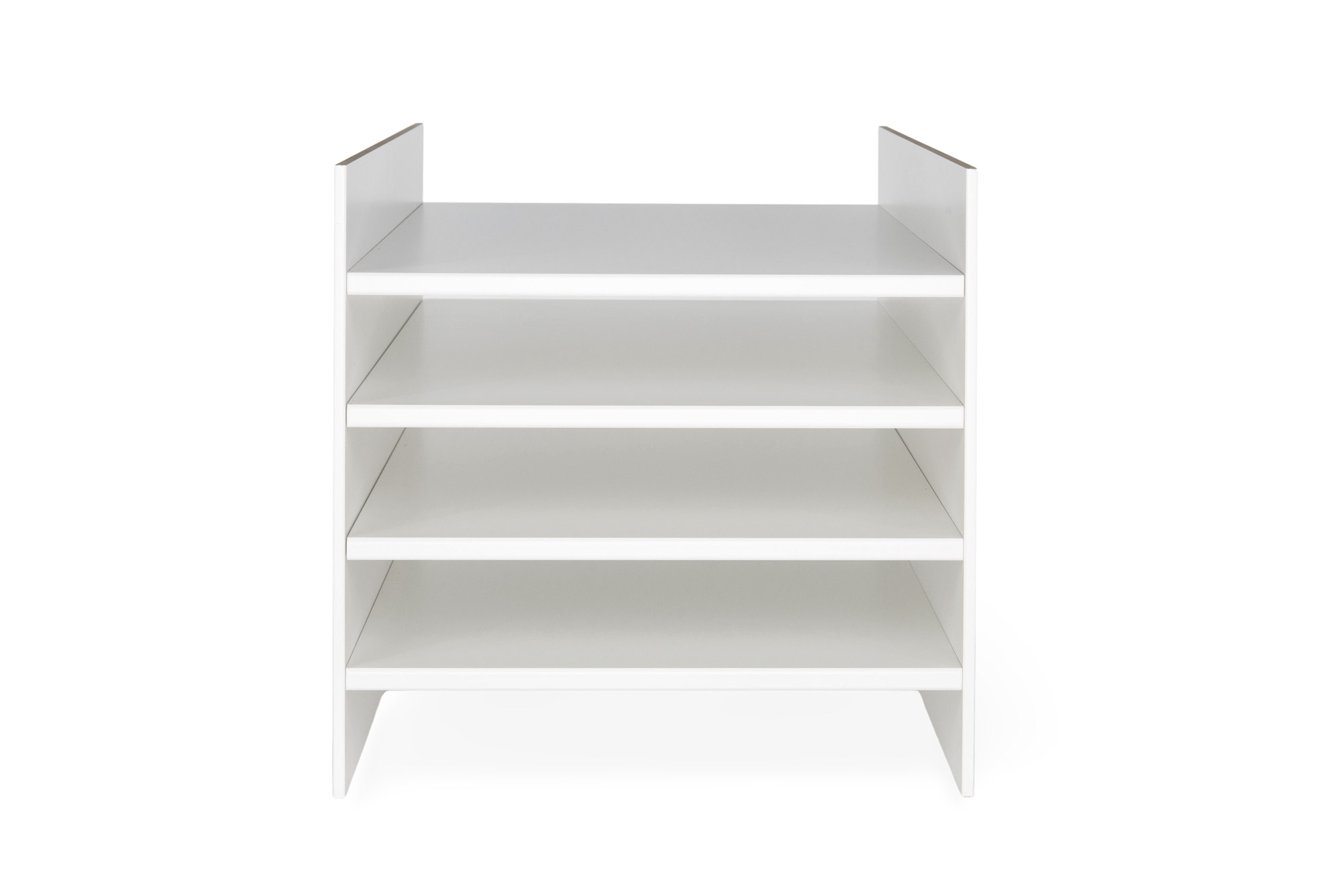 IKEA "KALLAX" Einsatz mit 4 Böden, weiß, 33 x 33 x 36 cm