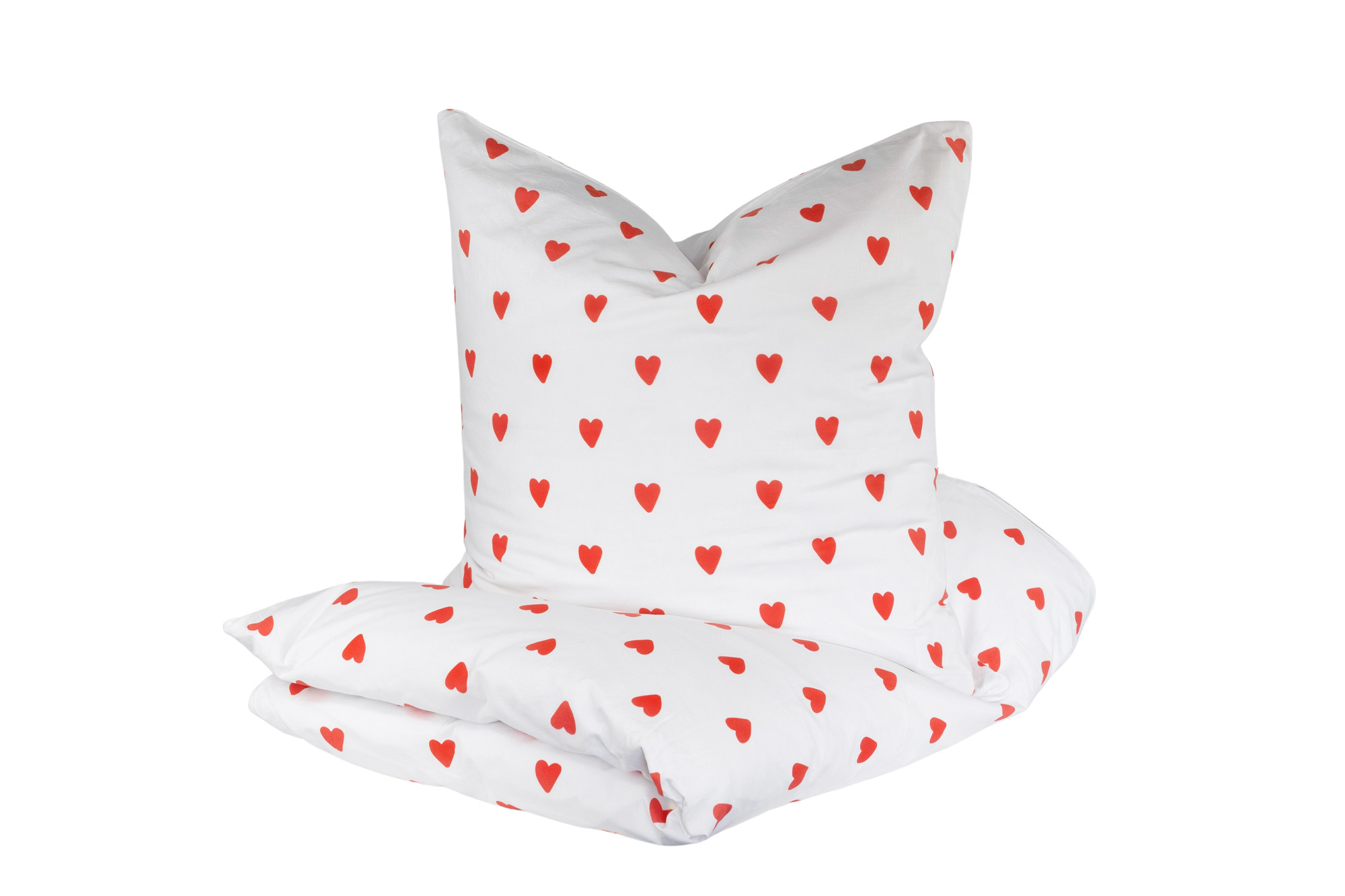 Trautesheim Bettwäsche-Set HERZ Herzchen-Bettwäsche in 135 x 200 cm und 80 x 80 cm