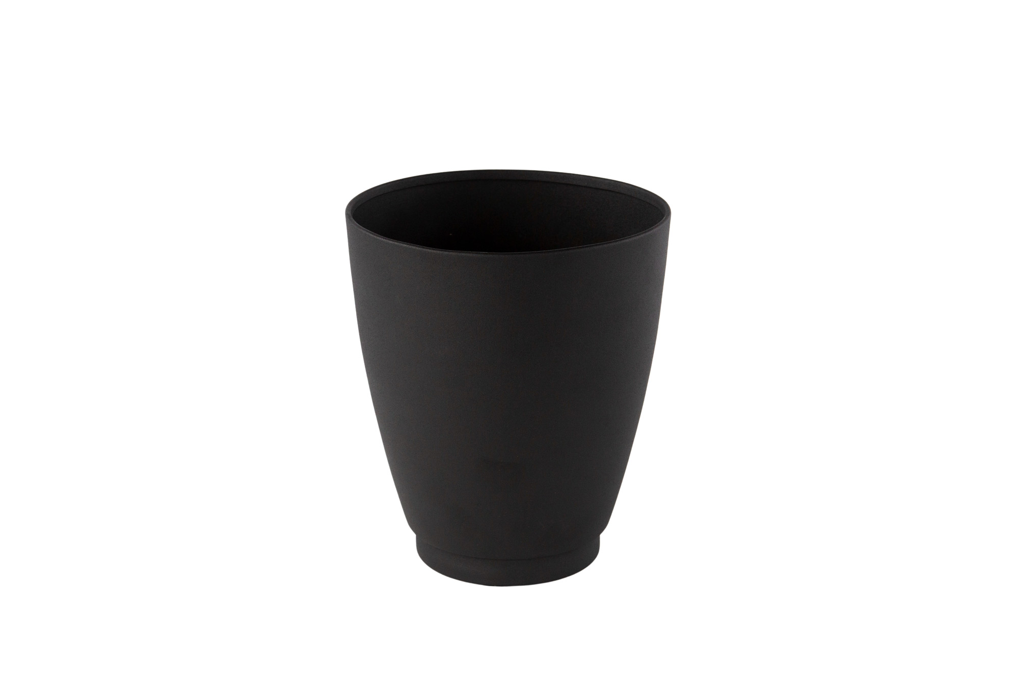 Trautesheim® Metall Blumentopf OPAL schwarz, zwei Größen oder als Set