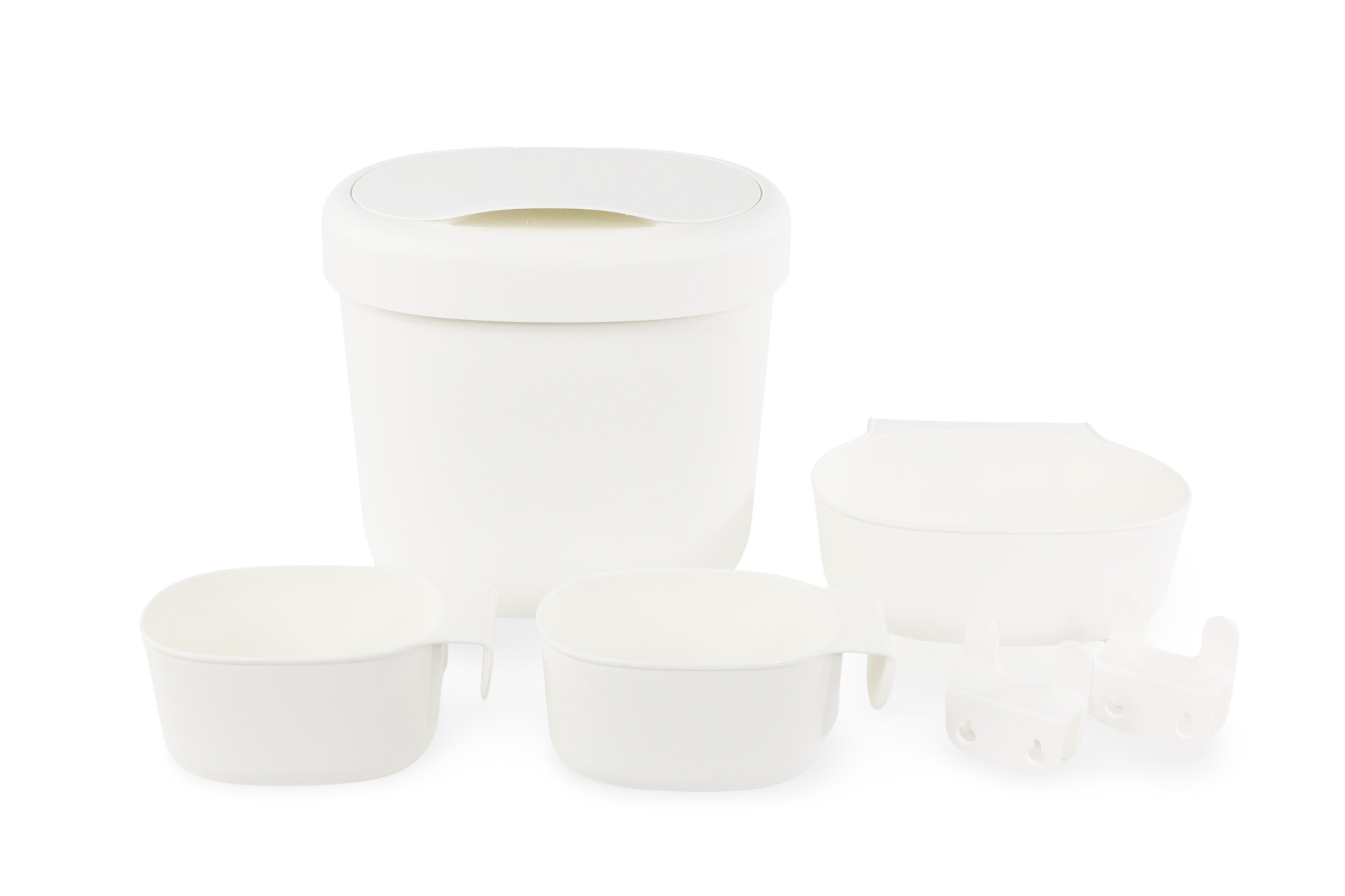 Ikea ÖNSKLIG Behälter-Set - 4-teilig weiß 