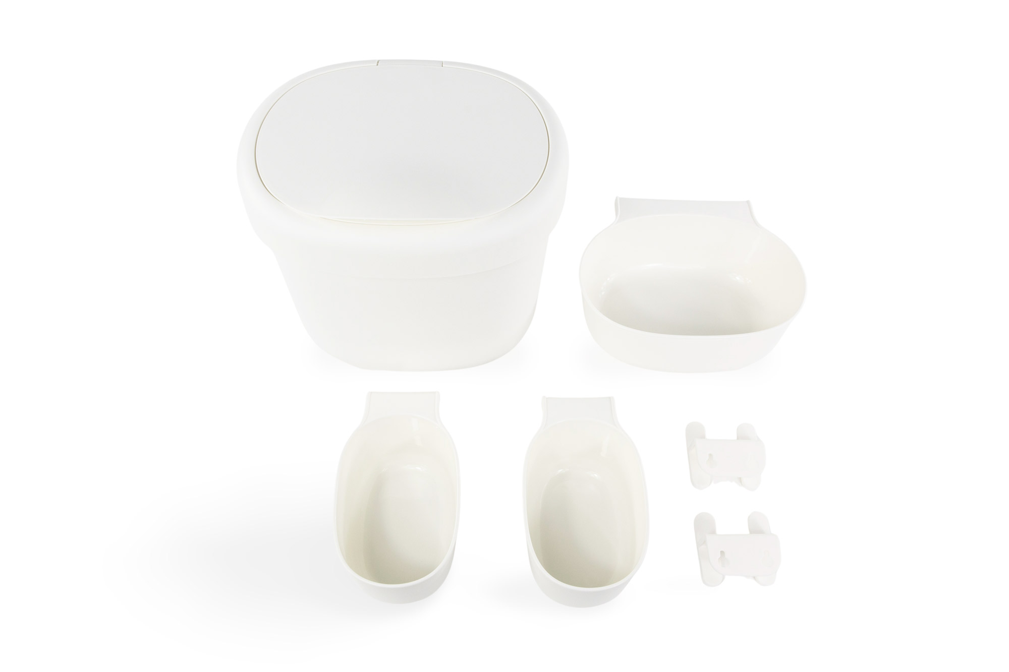 Ikea ÖNSKLIG Behälter-Set - 4-teilig weiß 