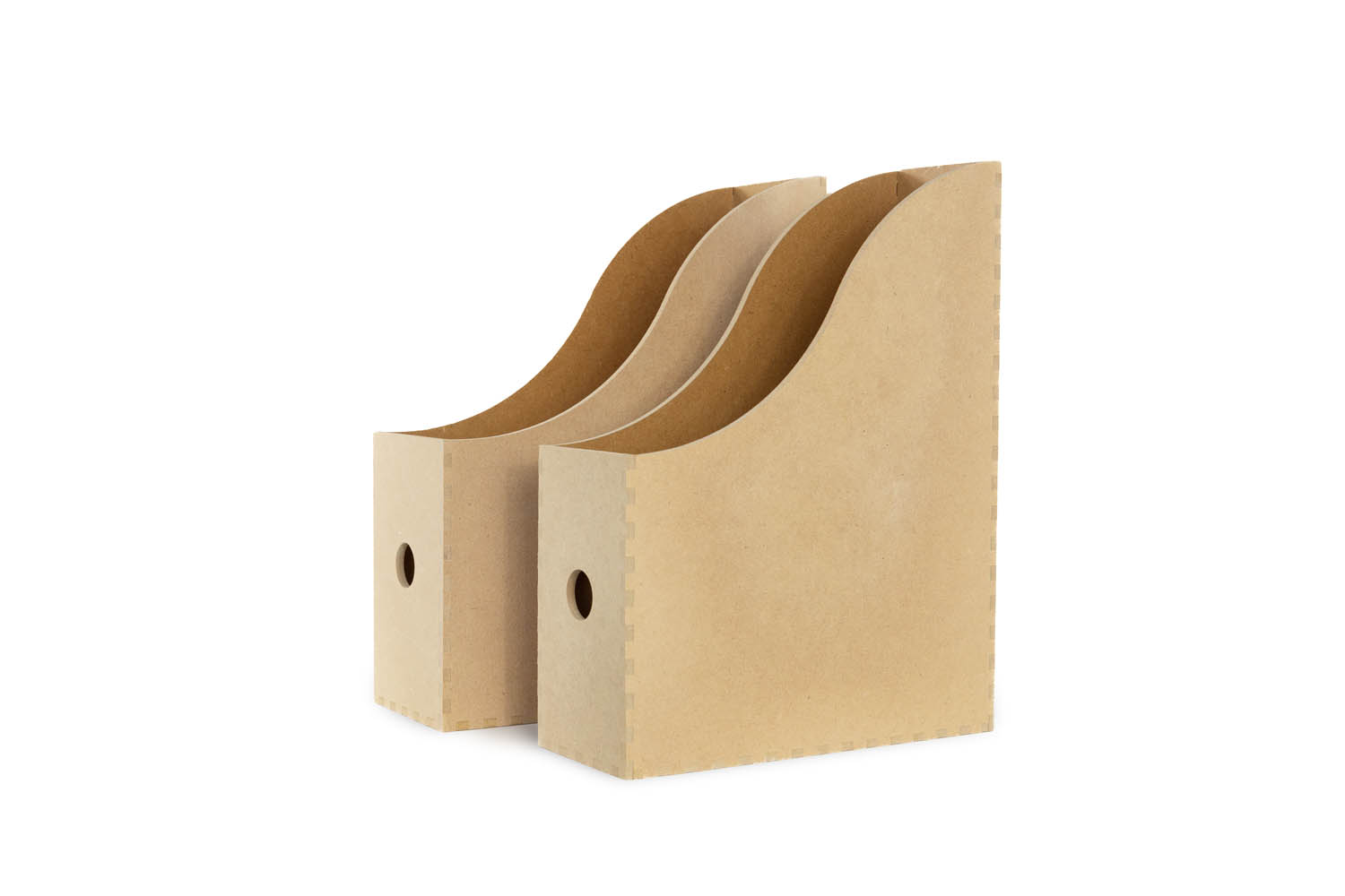IKEA KNUFF Zeitschriftensammler aus Hartfaserplatte 2er Set