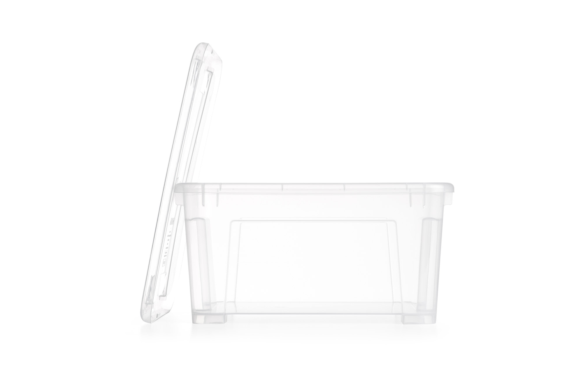 IKEA SAMLA Aufbewahrungsbox mit Deckel - transparent - verschiedene Größen