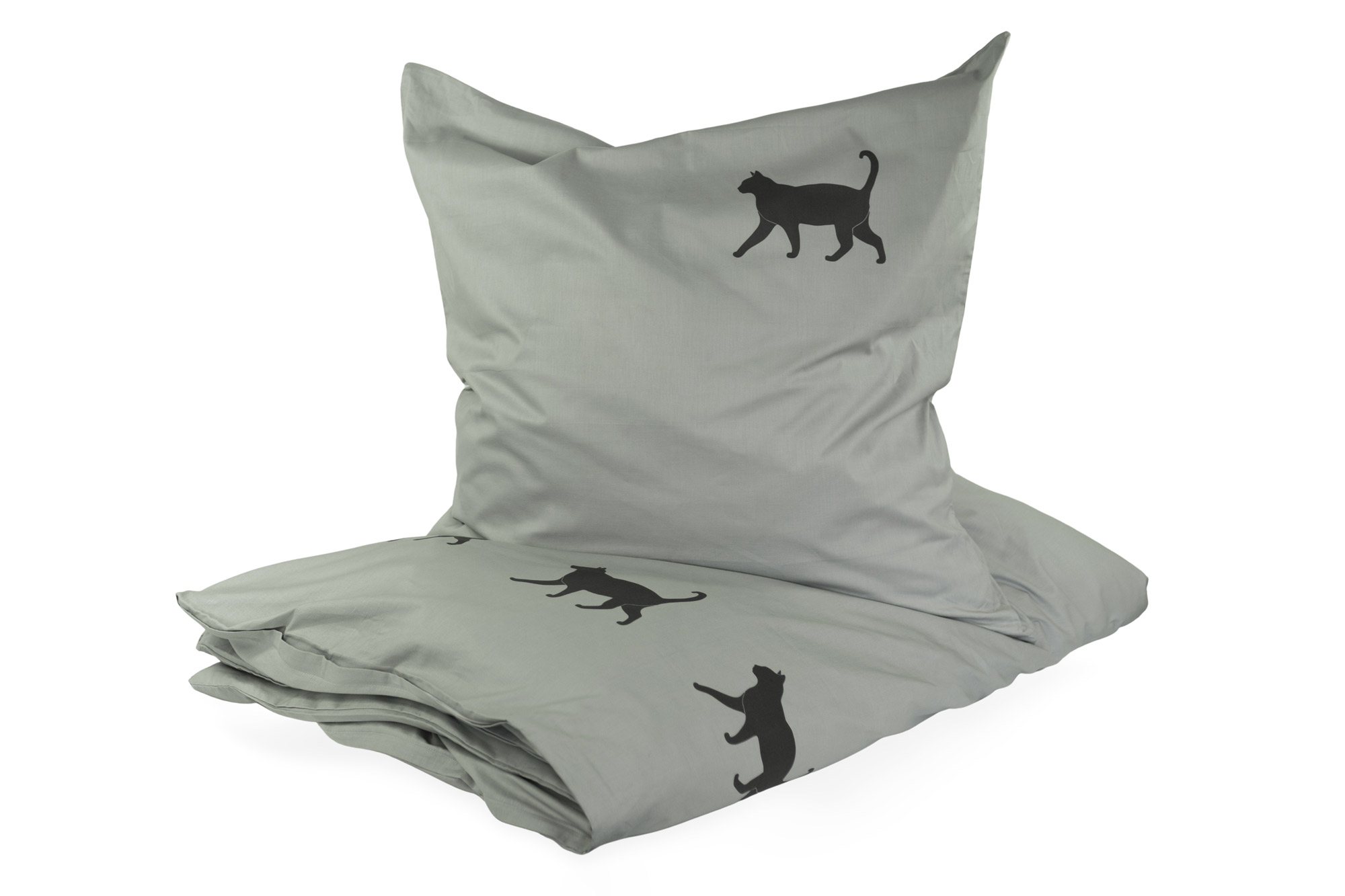 Trautesheim Bettwäsche-Set STUBENTIGER Katzen-Bettwäsche in 135 x 200 cm und 80 x 80 cm