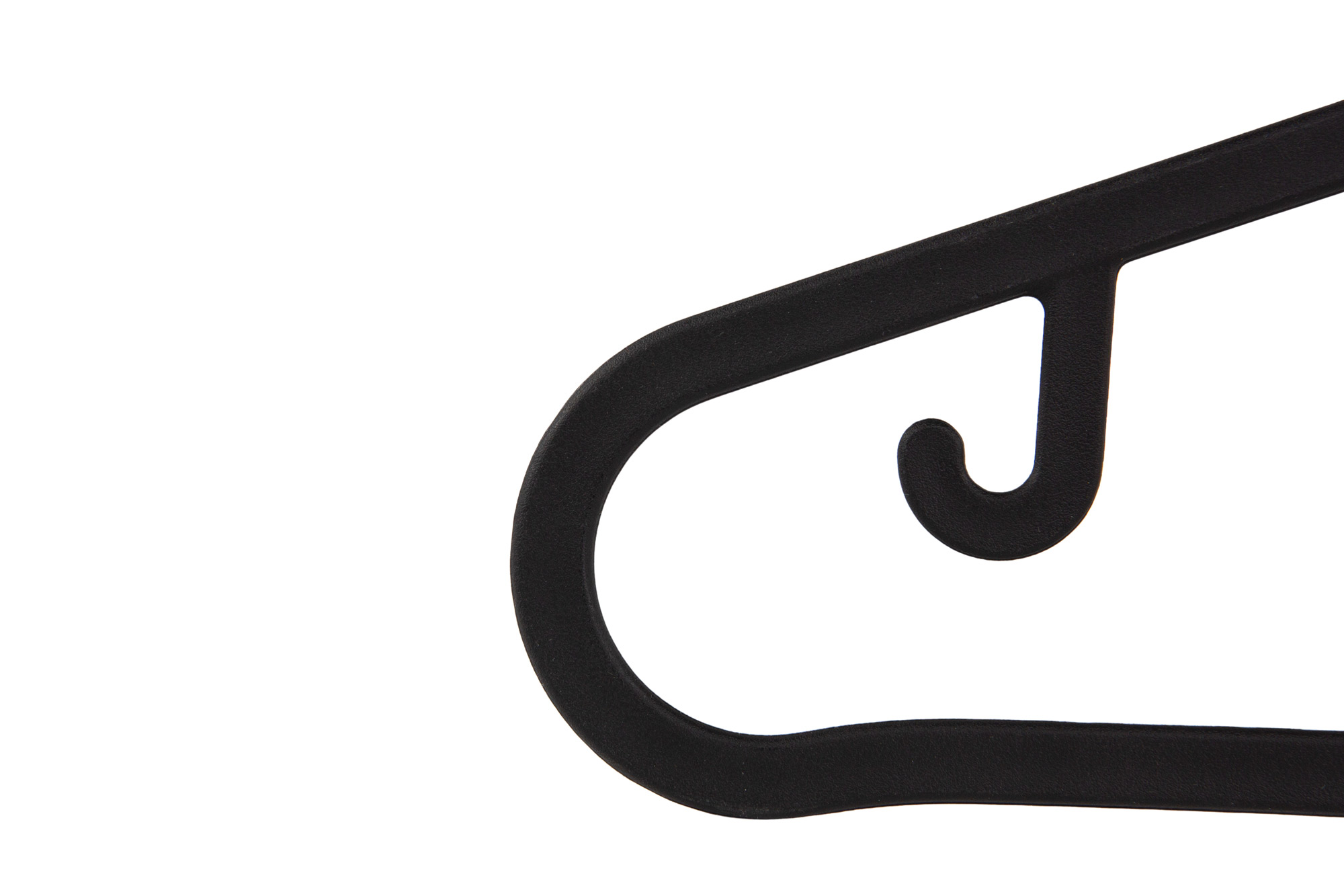 IKEA SPRUTTIG Kleiderbügel aus schwarzem Kunststoff, 10 20 oder 30 Stück