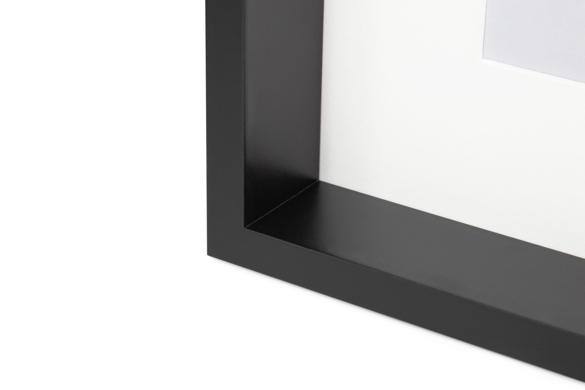 IKEA SANNAHED Bilder- /Objektrahmen inkl. Passepartout - schwarz oder weiß - zwei Größen