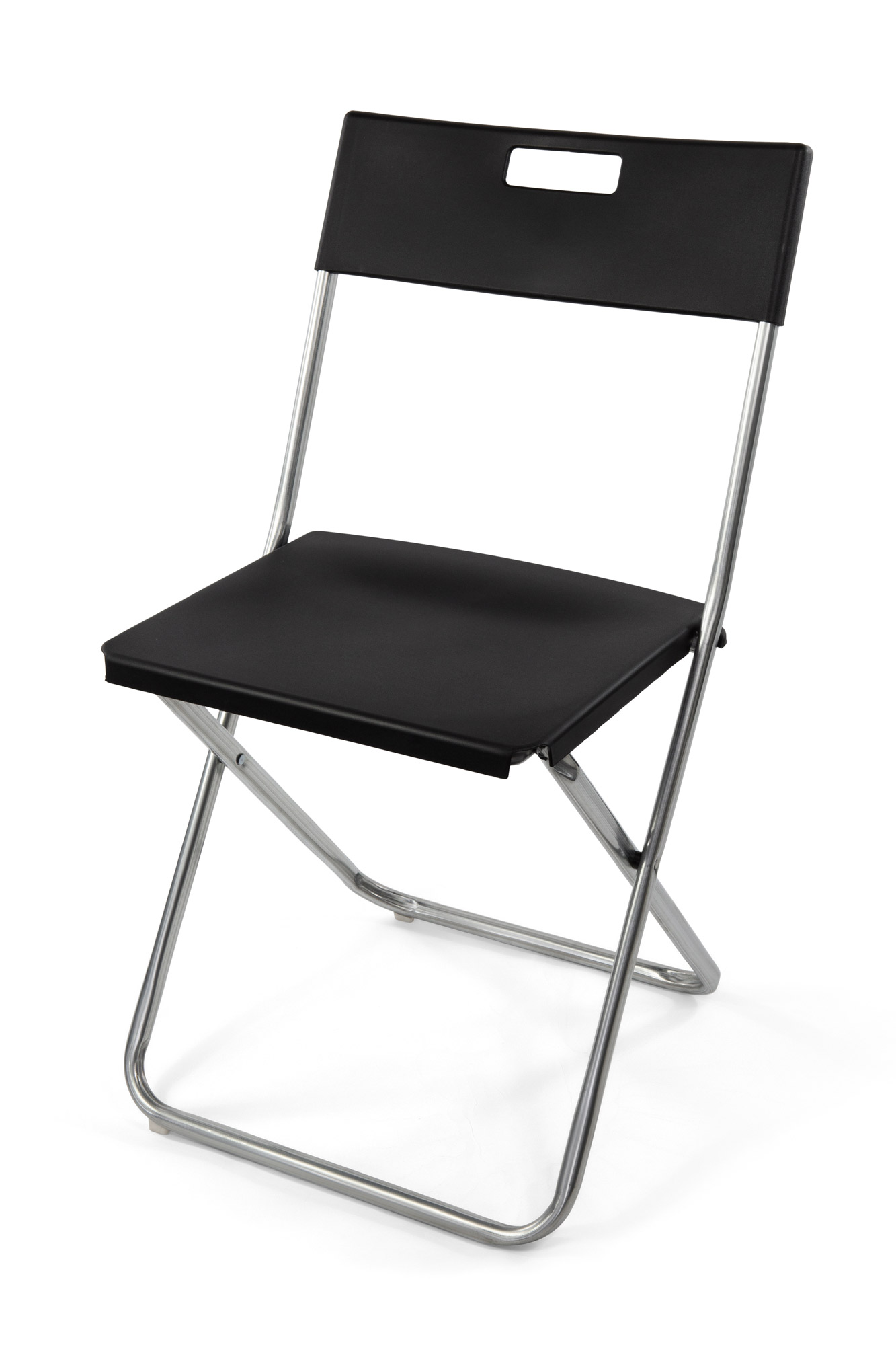 IKEA GUNDE Klappstuhl - schwarz, bis 100 kg belastbar