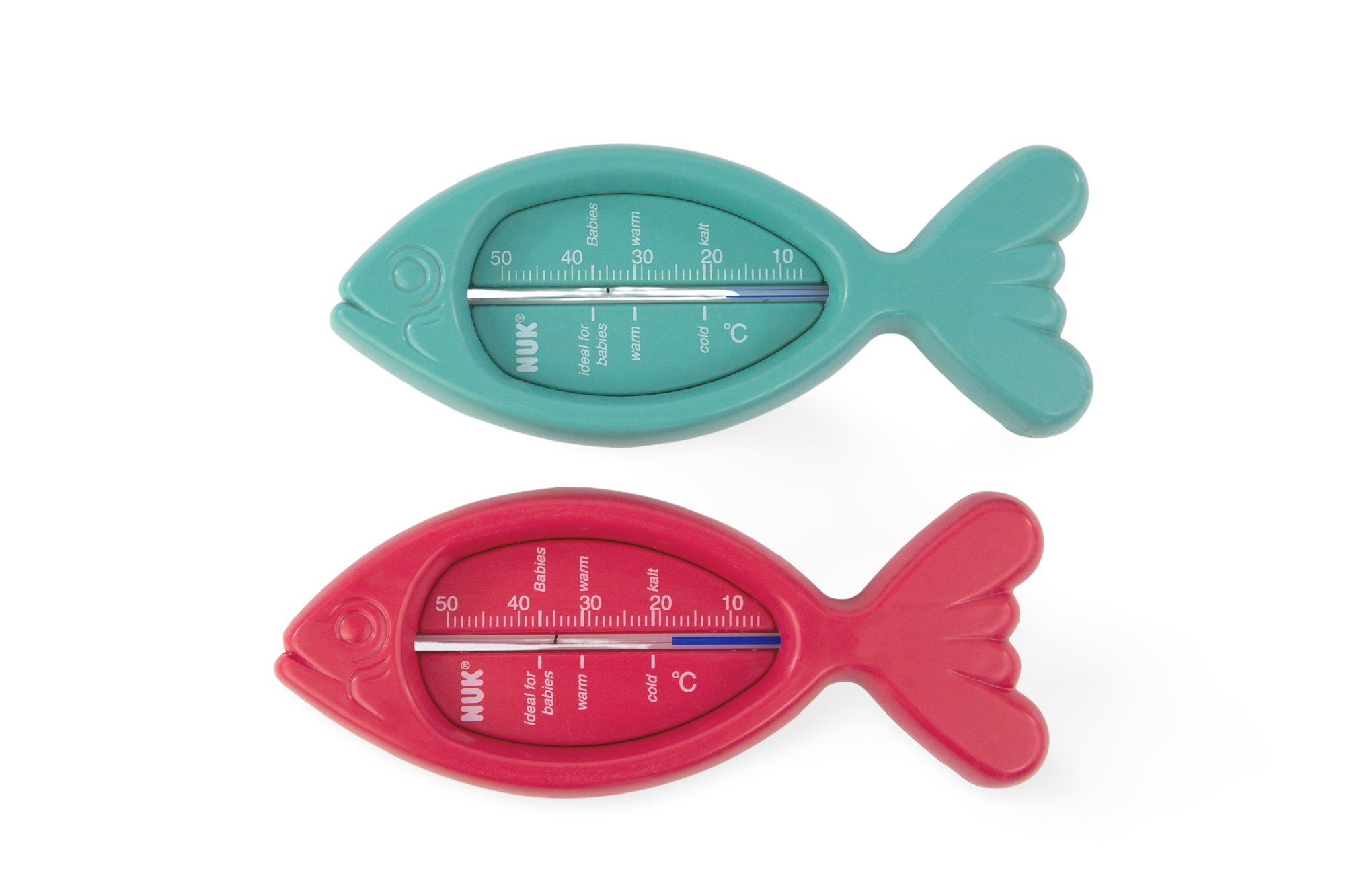 NUK Badethermometer in Fisch-Form in zwei Farben